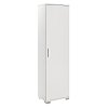 Ντουλάπι-στήλη Chad1 pakoworld λευκό gloss 45x32x169εκ 039-000154