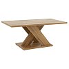 Τραπέζι σαλονιού Solange pakoworld χρώμα sonoma 110x55x47.5εκ 049-000061
