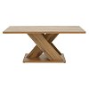 Τραπέζι σαλονιού Solange pakoworld χρώμα sonoma 110x55x47.5εκ 049-000061