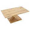 Τραπέζι σαλονιού Solange pakoworld χρώμα sonoma 110x55x47.5εκ 049-000061