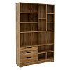 Βιβλιοθήκη Lucinda pakoworld oak 120x29.8x180.5εκ 049-000067