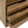 Βιβλιοθήκη Lucinda pakoworld oak 120x29.8x180.5εκ 049-000067
