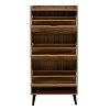 Παπουτσοθήκη Thelma pakoworld 12 ζεύγων oak 60x23.8x131.6εκ 049-000068