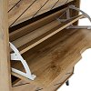 Παπουτσοθήκη Thelma pakoworld 12 ζεύγων oak 60x23.8x131.6εκ 049-000068