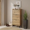 Παπουτσοθήκη Thelma pakoworld 12 ζεύγων oak 60x23.8x131.6εκ 049-000068
