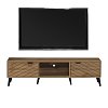 Έπιπλο τηλεόρασης Thelma pakoworld oak μελαμίνης 150x40x41.6εκ 049-000099