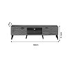 Έπιπλο τηλεόρασης Thelma pakoworld oak μελαμίνης 150x40x41.6εκ 049-000099