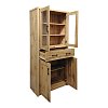 Βιτρίνα-ντουλάπα Nisso pakoworld σε oak απόχρωση 80x40x183.5εκ 049-000116