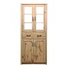Βιτρίνα-ντουλάπα Nisso pakoworld σε oak απόχρωση 80x40x183.5εκ 049-000116