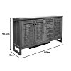 Μπουφές Beles pakoworld sonoma 160x40x93.5εκ 049-000127