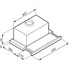 PYRAMIS Απορροφητήρας Συρόμενος 60cm Λευκό 065017102