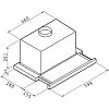 PYRAMIS TURBO Απορροφητήρας Συρόμενος 60cm Λευκό 065017302
