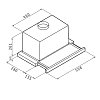 PYRAMIS TURBO Απορροφητήρας Συρόμενος 60cm Inox 065017502