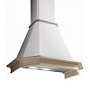 PYRAMIS ΡΟΥΣΤΙΚ Απορροφητήρας Καμινάδα 90cm Μπεζ 065018102