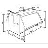 PYRAMIS TURBO Απορροφητήρας Πτυσσόμενος 60cm Καφέ 065023801