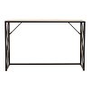 Κονσόλα Ivy pakoworld χρώμα καρυδί-μαύρο 120x35x75εκ 066-000015