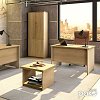 Γραφείο εργασίας επαγγελματικό Amazon pakoworld χρώμα sonoma 120x75x75εκ 069-000031