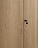 Ντουλάπα γραφείου επαγγελματική Amazon pakoworld χρώμα sonoma 80x40x200εκ 069-000043