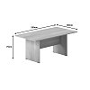 Τραπέζι συνεδριάσεων Amazon pakoworld σε oak απόχρωση 200x100x75εκ 069-000077