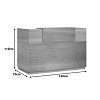 Γραφείο reception Lotus pakoworld σε χρώμα φυσικό 140x70x110εκ 069-000099