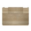 Γραφείο reception Lotus pakoworld σε χρώμα φυσικό 180x70x110εκ 069-000100