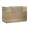 Γραφείο reception Lotus pakoworld σε χρώμα φυσικό 180x70x110εκ 069-000100