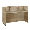 Γραφείο reception Lotus pakoworld σε χρώμα φυσικό 200x70x110εκ 069-000101