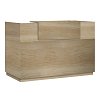Γραφείο reception Lotus pakoworld σε χρώμα φυσικό 200x70x110εκ 069-000101
