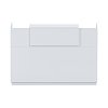 Γραφείο reception Lotus pakoworld σε λευκή απόχρωση 140x70x110εκ 069-000102