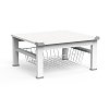 Βάση με Συρτάρι Meliconi Space Basket 070-0593 Λευκή