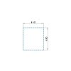 Νεροχύτης Pyragranite Istros (46X50) 1B Graphite Carbon 070043811