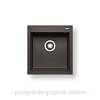 Νεροχύτης Pyragranite Istros (46X50) 1B Graphite Carbon 070043811
