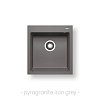Νεροχύτης Pyragranite Istros (46X50) 1B Iron Grey 070044211