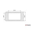 Νεροχύτης Pyragranite Alazia (86x50) 1 3/4B Industrial Grey 070106711