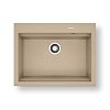Νεροχύτης Pyragranite Siros (67x51.5) 1B Dark Beige 070201401