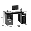 Γραφείο υπολογιστή Liberion pakoworld καρυδί 120x55x76εκ 072-000090