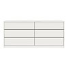 Συρταριέρα Kuanger pakoworld mdf σε λευκή απόχρωση 120x40x70εκ 072-000112
