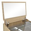 Τουαλέτα κρεβατοκάμαρας Sonlen pakoworld ανθρακί-sonoma 60x45x130εκ 072-000154