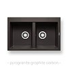 Νεροχύτης Pyragranite Alazia (79x50) 2B Graphite Carbon 079811011