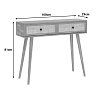 Κονσόλα Oslo pakoworld sonoma 100x29x81εκ 086-000001