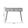 Κονσόλα Oslo pakoworld sonoma 100x29x81εκ 086-000001