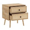 Κομοδίνο Oslo pakoworld sonoma 50x39x55εκ 086-000002