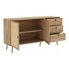 Μπουφές Oslo pakoworld sonoma 150x39x79εκ 086-000004