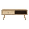 Τραπέζι σαλονιού Oslo pakoworld sonoma 110x59x41,5εκ 086-000005