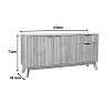 Μπουφές Hamea pakoworld mdf σε φυσική απόχρωση 150x39,5x73εκ 086-000020
