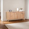Μπουφές Hamea pakoworld mdf σε φυσική απόχρωση 150x39,5x73εκ 086-000020
