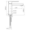 Μπαταρία Νιπτήρα Rota Plus Χρωμέ 090924301