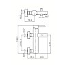 Μπαταρία Λουτρού Rota Plus Χρωμέ 090924401