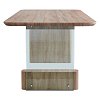Tραπέζι Faghan pakoworld καφέ mdf 180x90x76εκ 093-000034
