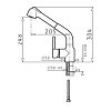 Μπαταρία Κουζίνας Balata Χρωμέ 095161001